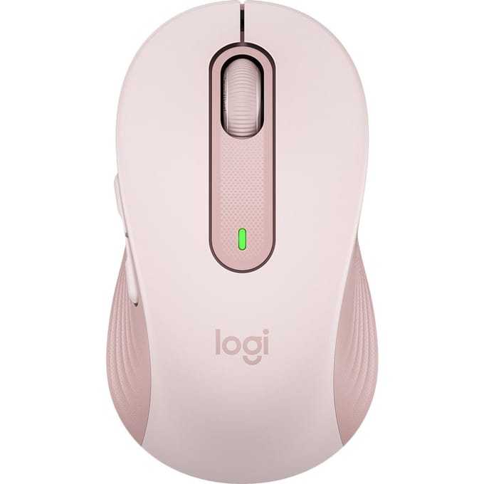 Logitech Signature M650 - Draadloze Muis - Bluetooth en USB Nano Ontvanger - Roze