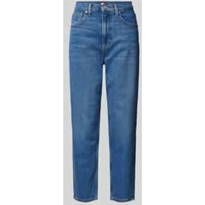 Mom fit jeans van katoenmix
