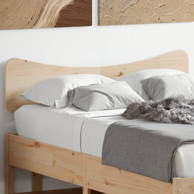 vidaXL - Hoofdbord - 120 - cm - massief - grenenhout