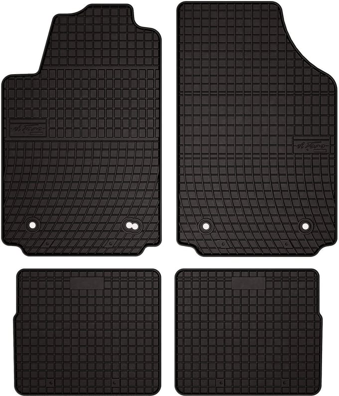 Wielganizator SolidPRO - Rubberen Automatten - Audi A2 Hatchback - 2000-2005 - Zwart