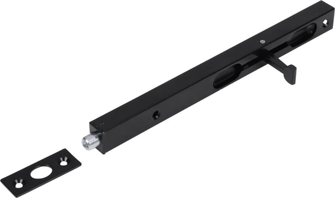Wovar Kantschuif Zwart Bascule 220 x 20 x 15 mm | Per Stuk