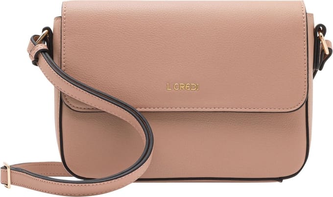 L.CREDI Schoudertas Olga Flapbag Blush Oud roze