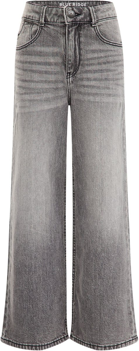 WE Fashion Meisjes wide leg jeans met stretch
