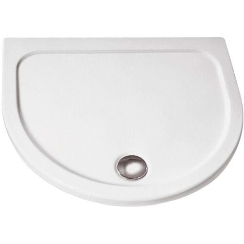 HSK semicircle acrylic shower tray super-flat 110 x 90 cm