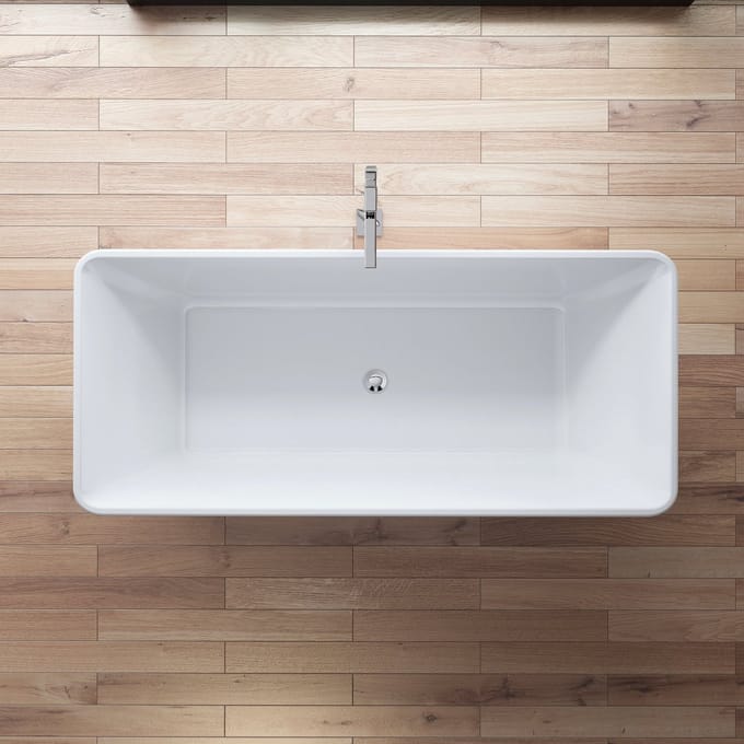 SPALINA - Vrijstaand bad - Sorrow 170 blanche, 170 x75 x58 cm, Wit