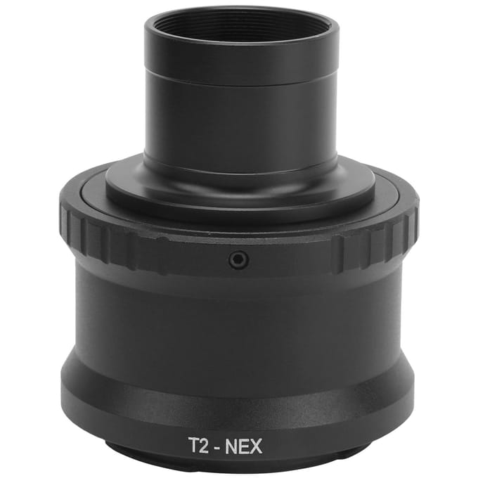 1,25 inch Astronomische Telescoop T-Mount Buisring Adapter voor E-Mount Spiegelloze Camera black