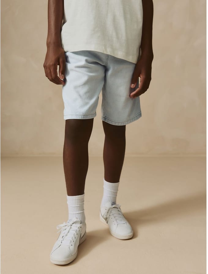 Next - Jongens - Bermuda-shorts met trekkoord - Blauw