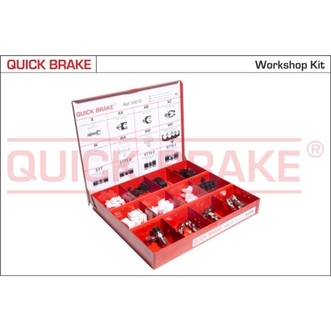 Set remslangbevestigingen en adapters QUICK BRAKE 0001D