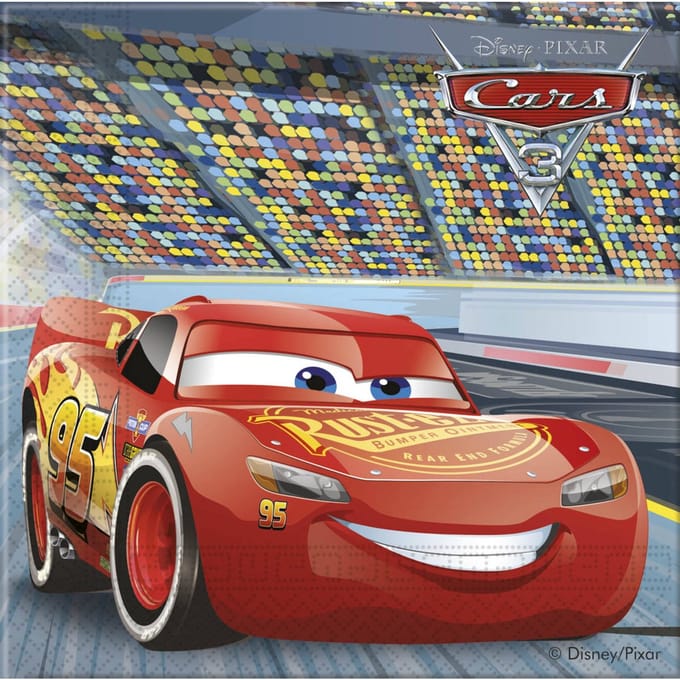 Folat - Servetten - Cars 3 - 20 stuks - 33 x 33 cm