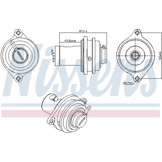 EGR-klep NISSENS 98411