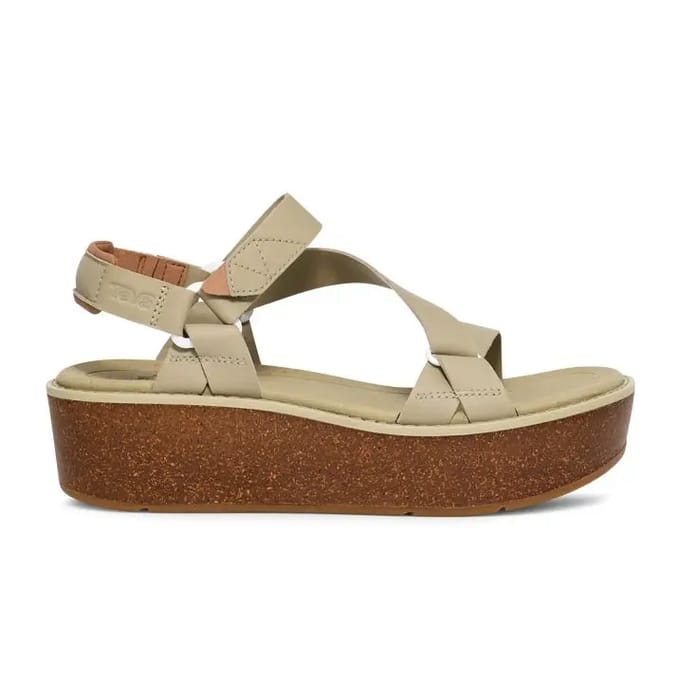 Teva MADERA WEDGE - Dames Sandalen - Beige - Maat 41