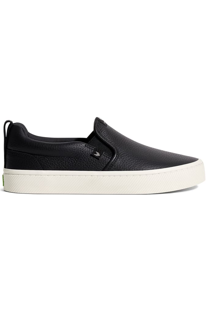Cariuma Slip-on Black Premium Leather Sneaker Größe: 38 | Loafer Outlet | Unisex | Schwarz