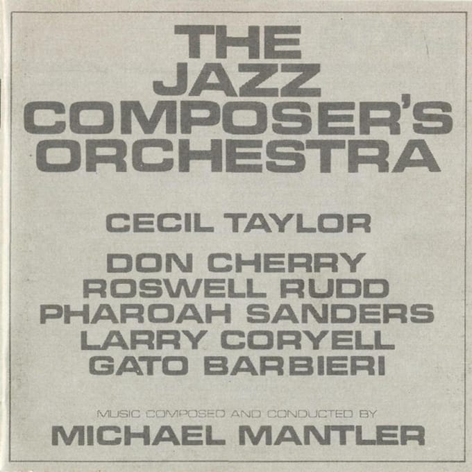 The Jazz Composer's Orchestra - The Jazz Composer's Orchestra (CD)