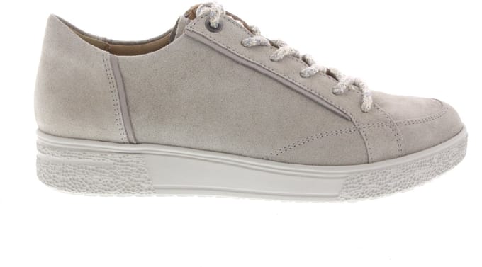 Hartjes Sophie creme aluminium H sneaker (Maat - 8, Kleur - Beige)