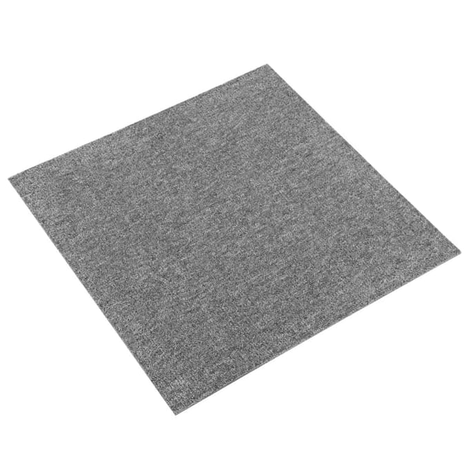 vidaXL - Tapijt - 20 - st - Grijs - 50 - x - 50 - cm - 100% - Polypropyleen