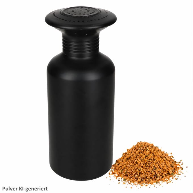 Pommes zoutstrooier alu zwart - 22273875
