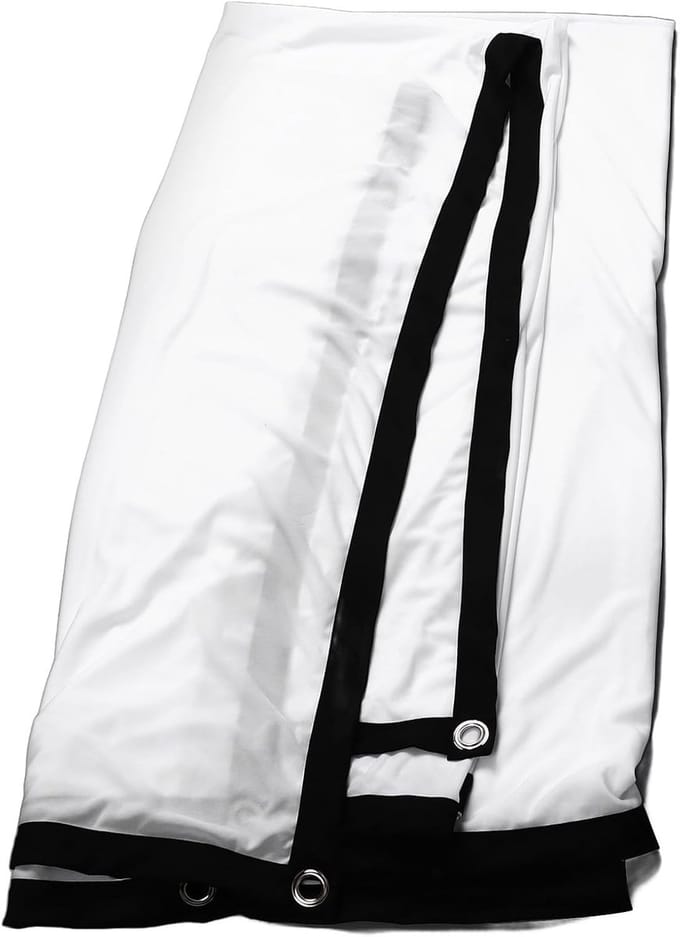 Projectiescherm Opvouwbaar - Beamer Scherm - Thuisbioscoop Creëren - Anti Rimpel Polyester - 120 inch - Wit