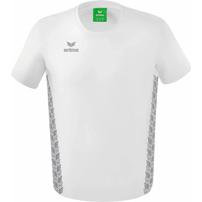 Erima Essential Team T-Shirt Kinderen - Monument Grey / Wit | Maat: 152