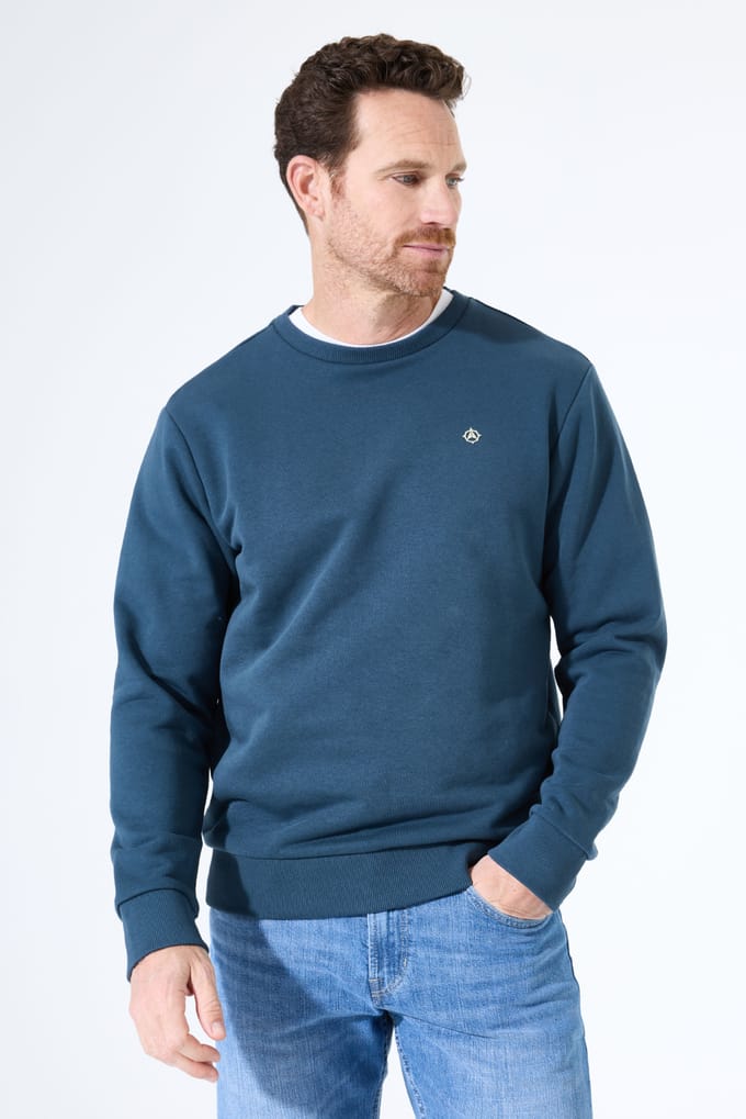 Pilot Heren Sweater Blauw - Maat XXL