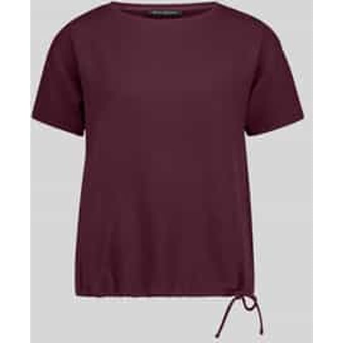 Regular fit t-shirt met viscose model 'NOS JULI'