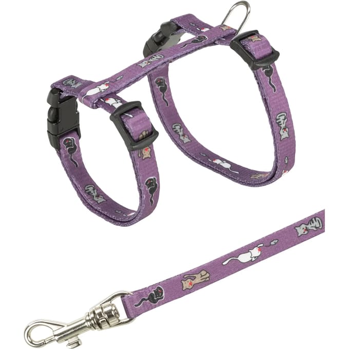 Kittentuigje met riem, kattenontwerp Trixie