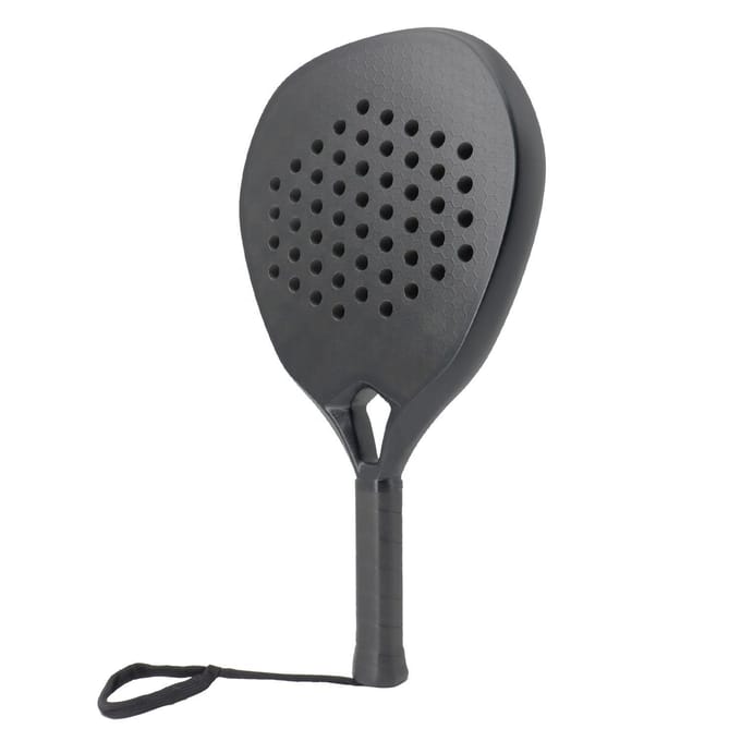 Cricketracket met symmetrische structuur, topkwaliteit, volledig carbonvezel, tennisracket. gray