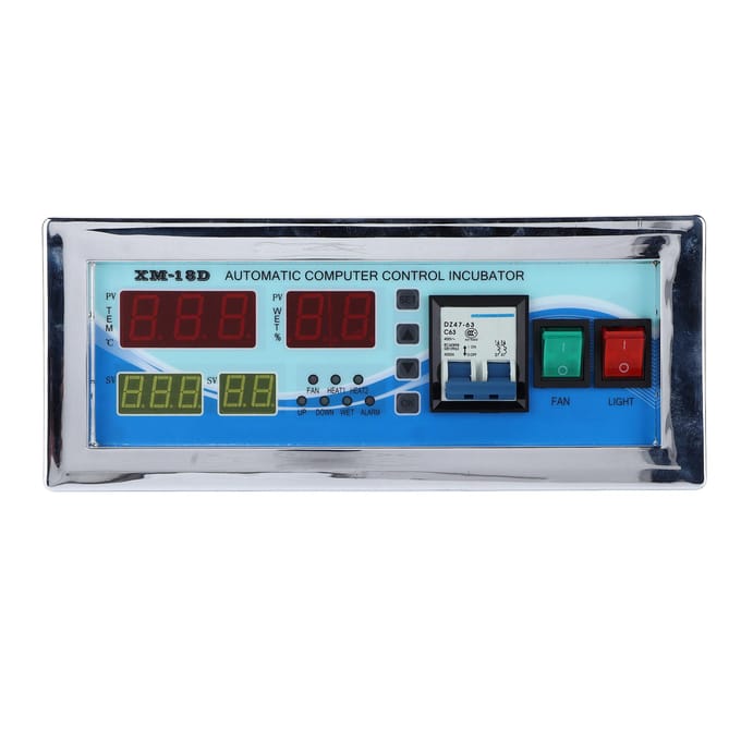 Eierbroedmachine Controller Automatische Uitbroedmachine Temperatuur- en Vochtigheidsthermostaat voor het Uitbroeden van Kip Eend220V blue