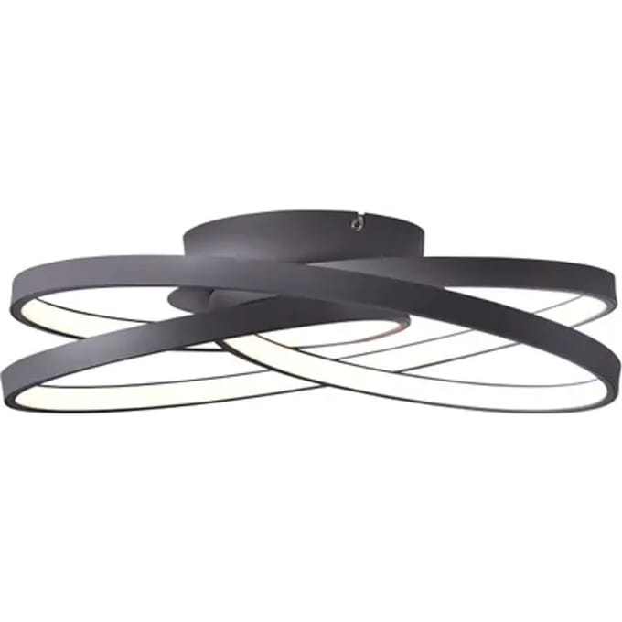 Brilliant Labyrinth - Plafondlamp - LED 42W - Zwart