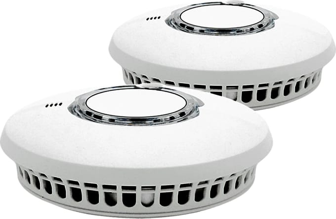 FireAngel WST-630-BNLT Rookmelders - Set van 2 stuks - Nieuwste model - Draadloos koppelbaar