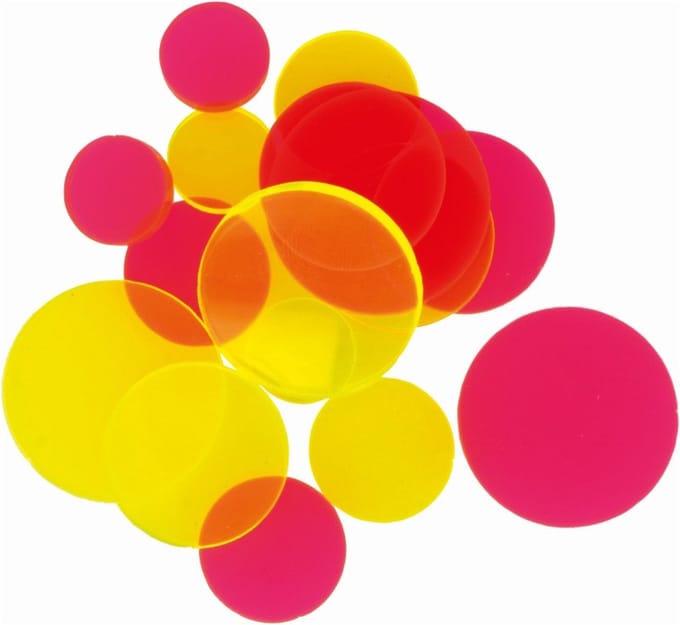 Artemio 16 acryl silhouetten fluo