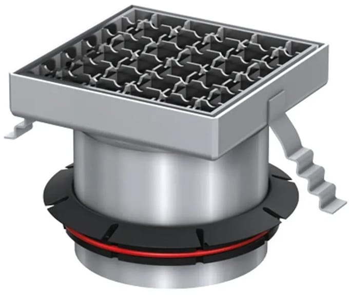 ACO Opzetstuk Variant-CR 150x150/L15 V2A/antislip/rooster V2A los ingelegd, 9579.40.92