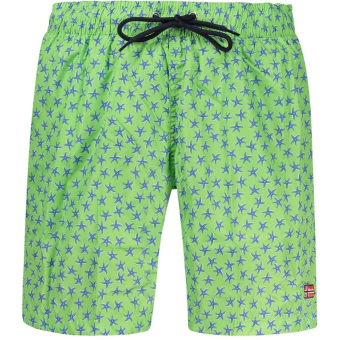 Noorwegen 1963 Groene Polyester Mannen Zwemshorts
