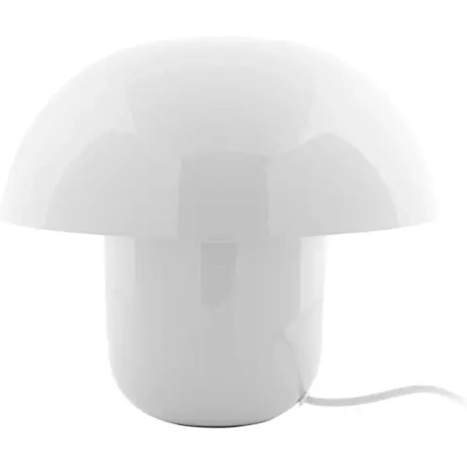 Leitmotiv Tafellamp Fat Mushroom - Wit - 29x29x25cm - Scandinavisch