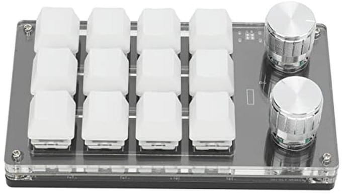 12 Toets Macro Toetsenbord - Programmeerbaar Mini Toetsenbord voor Gaming en Kantoor