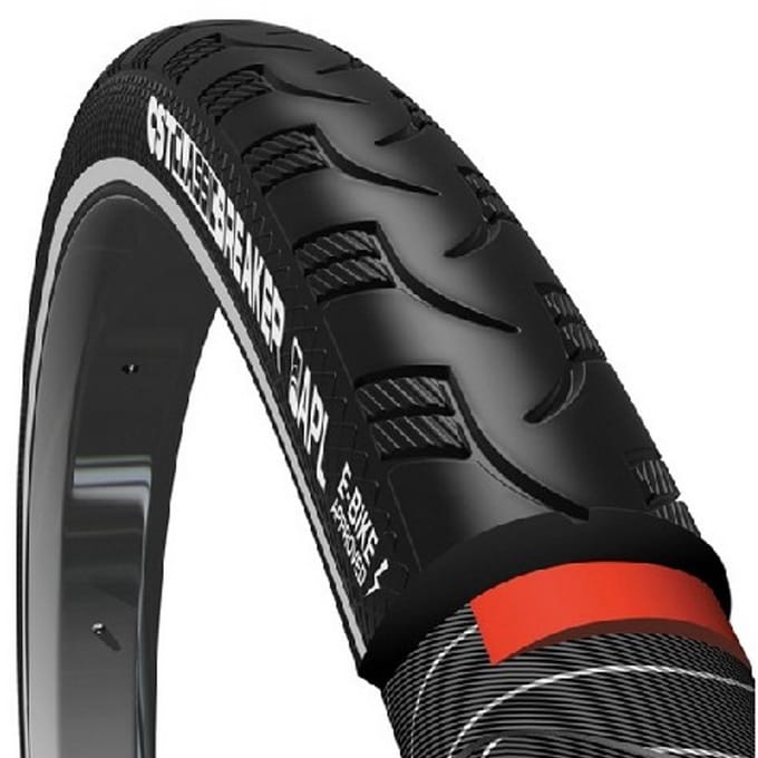 CST Classic Breaker Buitenband – 26 x 1 3/8 - ETRTO 37-590 – Zwart - Anti-lek & Reflectie