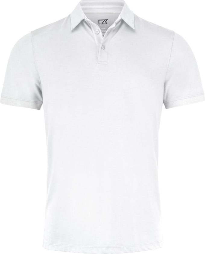 Cutter & Buck Oceanside Stretch Polo Heren 354430 - Wit - M
