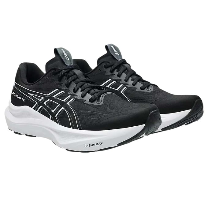 Asics GT 2000 14 Noir Blanc Chaussures de Sport Homme 1011C056-001 42 white