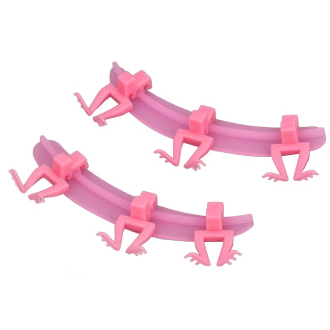 Wimperextensionscheider van siliconen, wasbaar, hulpmiddel voor het scheiden van wimperextensions in een schoonheidssalon. pink
