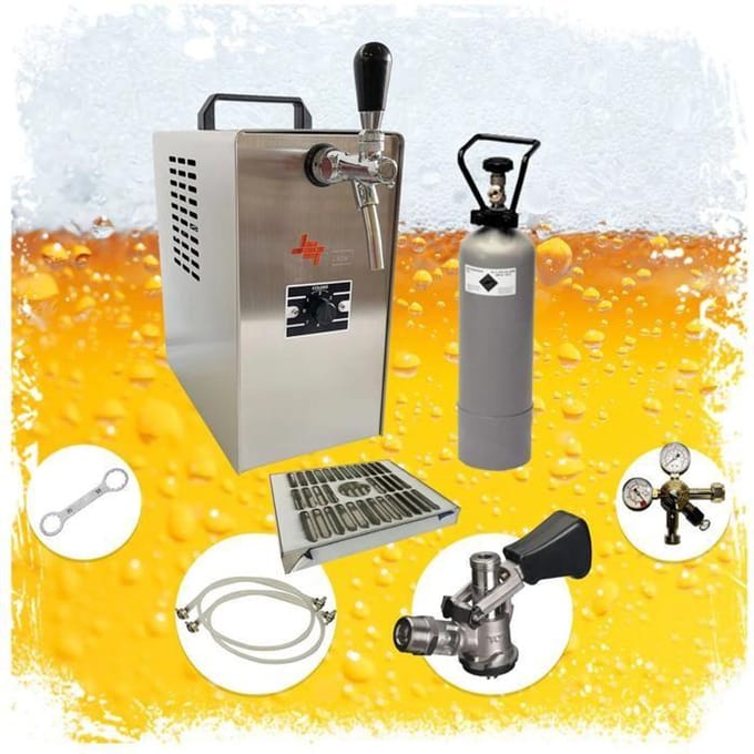Complete Set Biertap JET 30 1-kraans Droogkoeler 35 l/uur Thuistap Bierkoeler