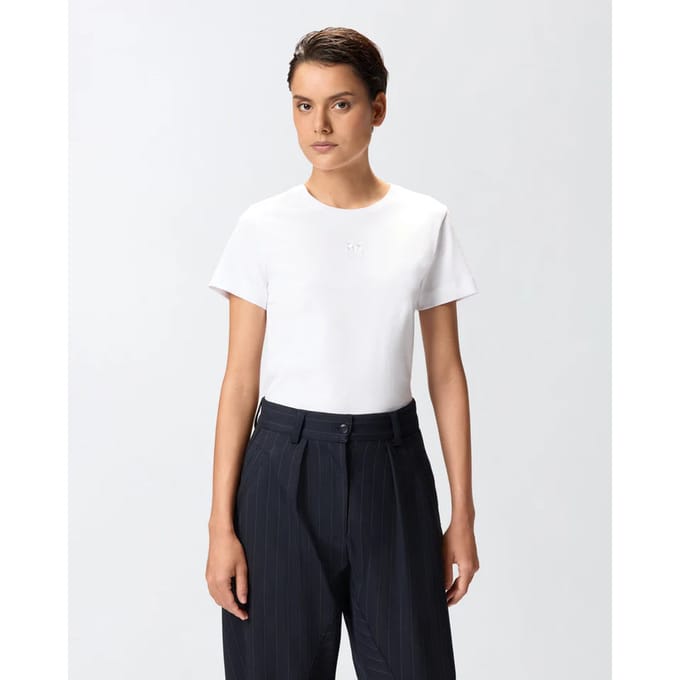 Pinko T-shirt jersey patch ss26