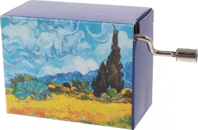 Fridolin Muziekdoos Van Gogh Korenveld 4,5 X 6 X 3 Cm