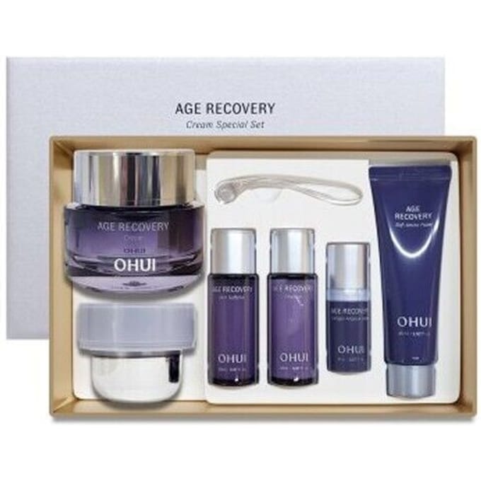 Leeftijd Herstel Crème Anti-Aging Speciale Set (50ml + Navulling 50ml) Koreaanse Luxe Merk Winkel gray