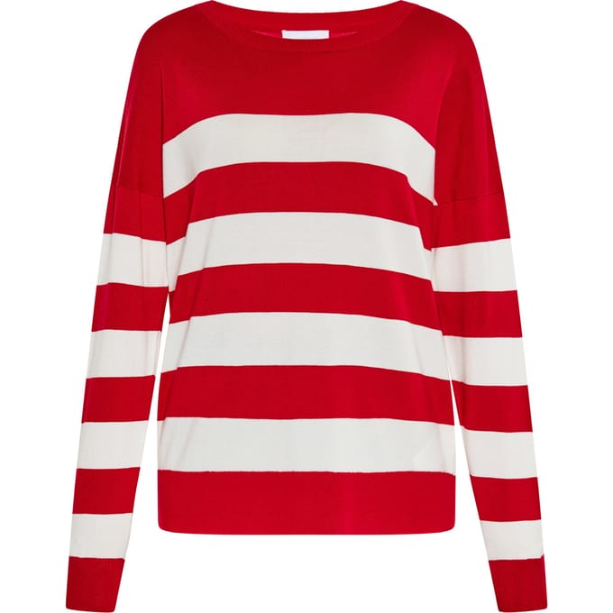 usha Jumper Dames rood wit