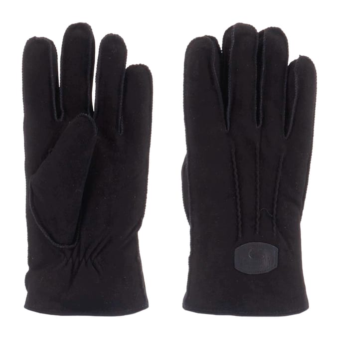 Warmbat - Maat S - Goat Heren Handschoenen - Zwart