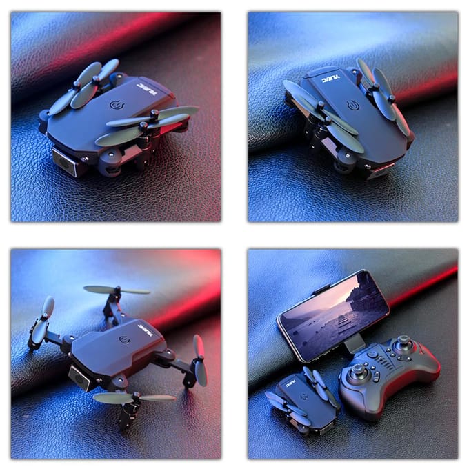 S66 RC Drone Afstandsbediening Mini Drone 13min Vliegtijd 3D Flip Hoogtebehoud Headless-modus RC 4K Camera Bag 1 Battery zwart
