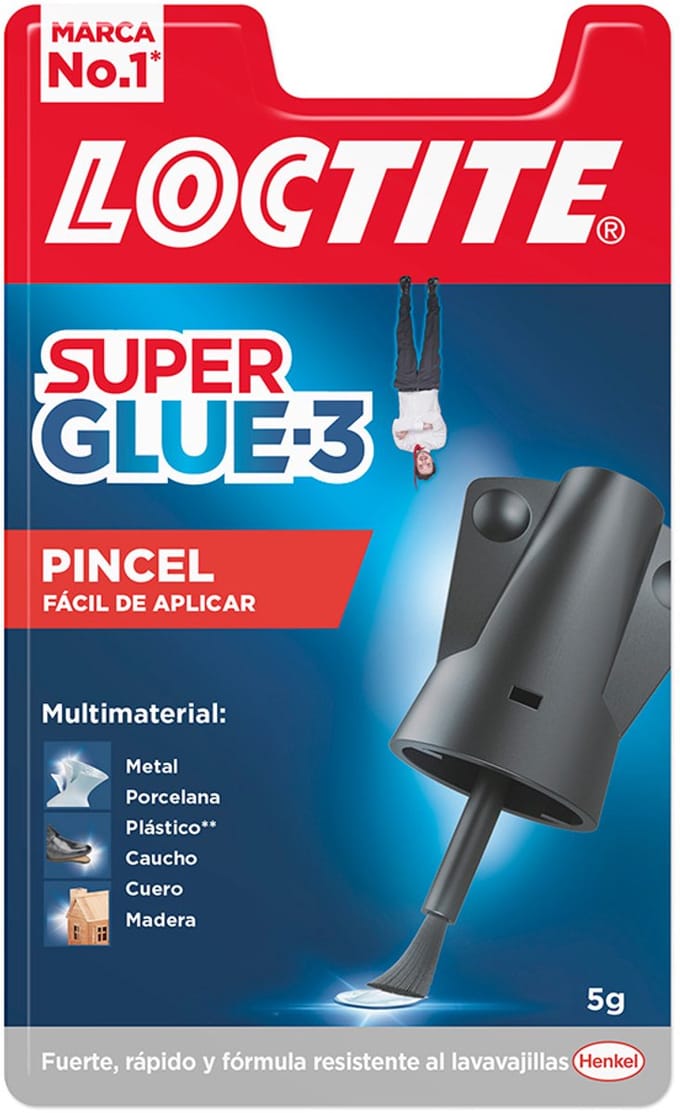 Loctite Lijm Super Glue-3 Pincel 5 Gram 8 X 4 Cm Transparant