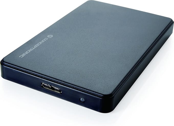 Conceptronic Hard Disk Box Mini USB 3.0 - Harde schijf behuizing - 2.5 inch - Zwart
