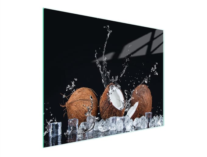 TMK ArtDeko - Snijplank - Glas - 52x30 cm - Kokos