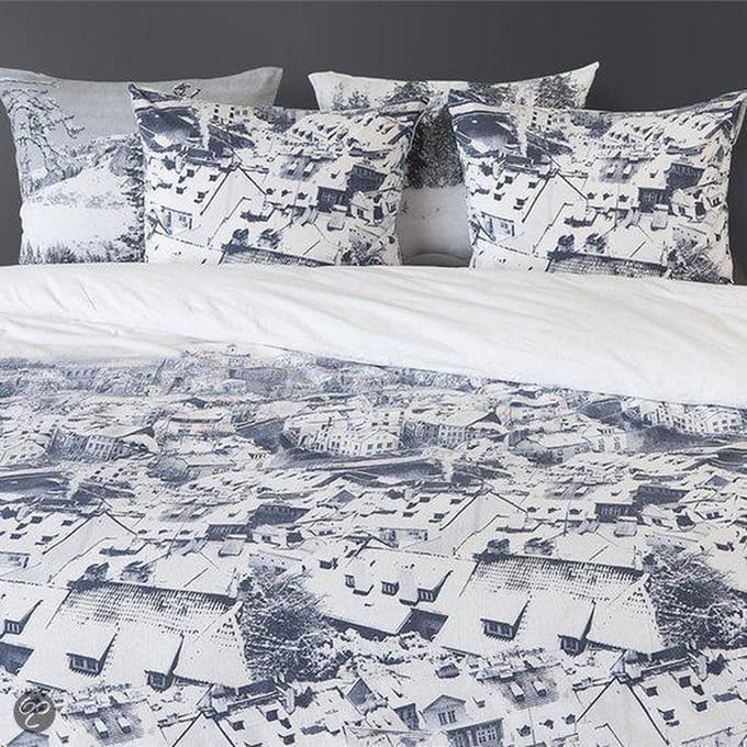Heckett & Lane Jackson Dekbedovertrek - Tweepersoons - 200x200/220 cm - Wit