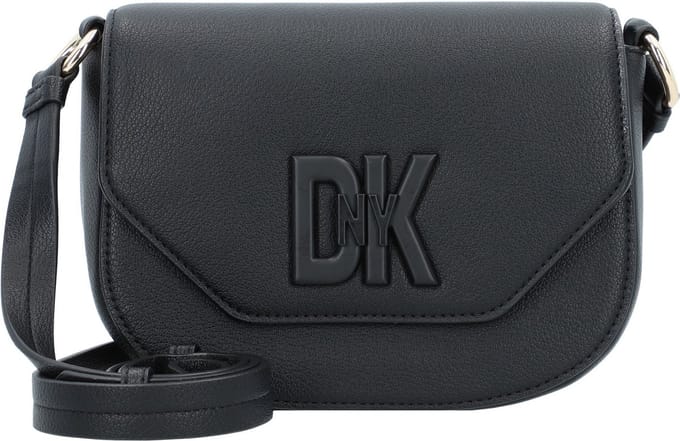 DKNY Seventh Avenue Schoudertas Leer 22 cm - Dames - blk-gold